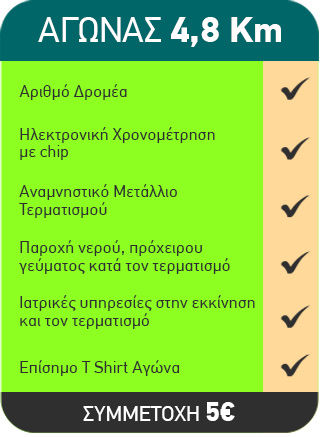 ΑΓΩΝΑΣ 4.8χλμ